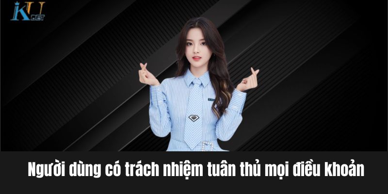 Người dùng có trách nhiệm tuân thủ mọi điều khoản